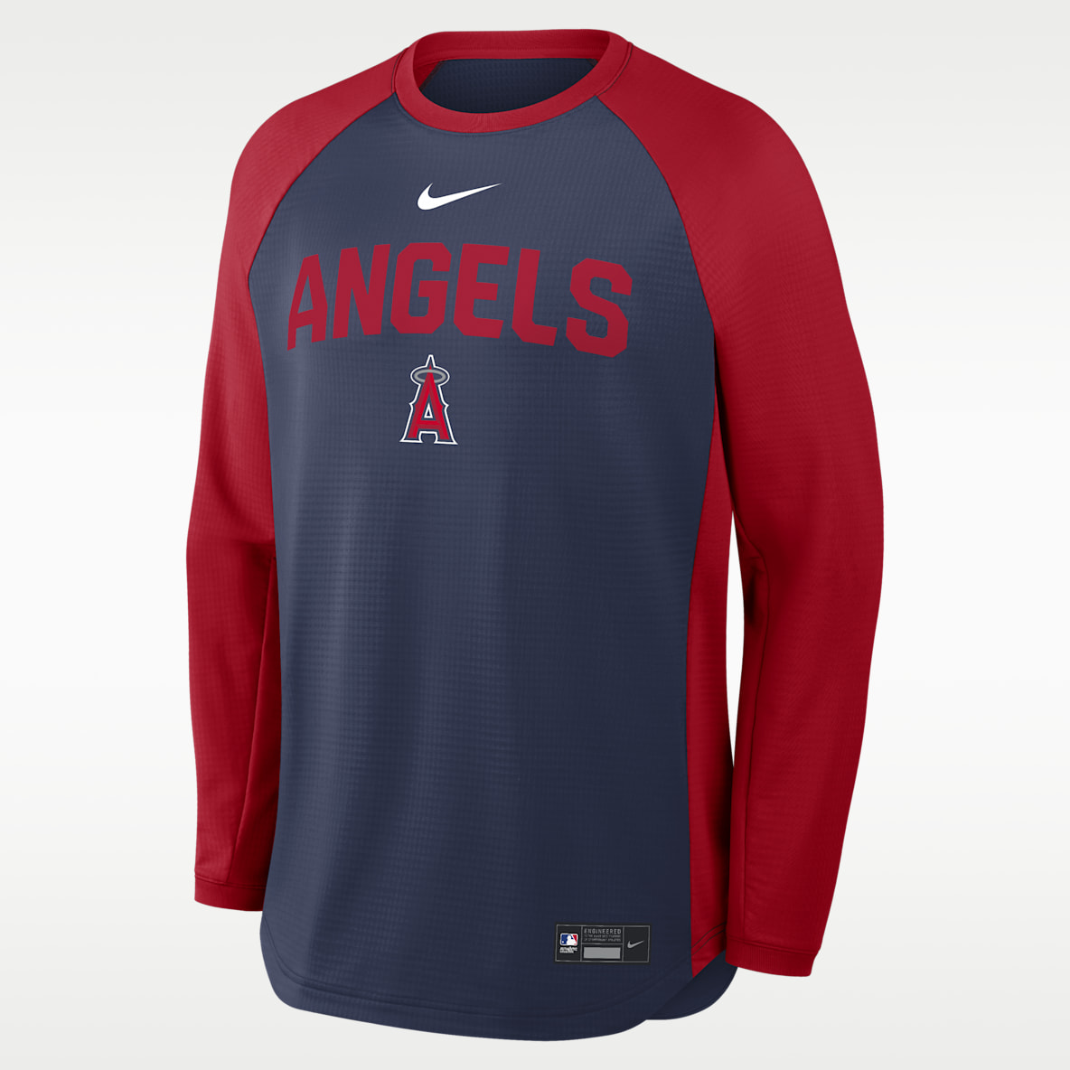 Los Angeles Angels Authentic Collection Men's Nike Dri-FIT Pullover Crew
