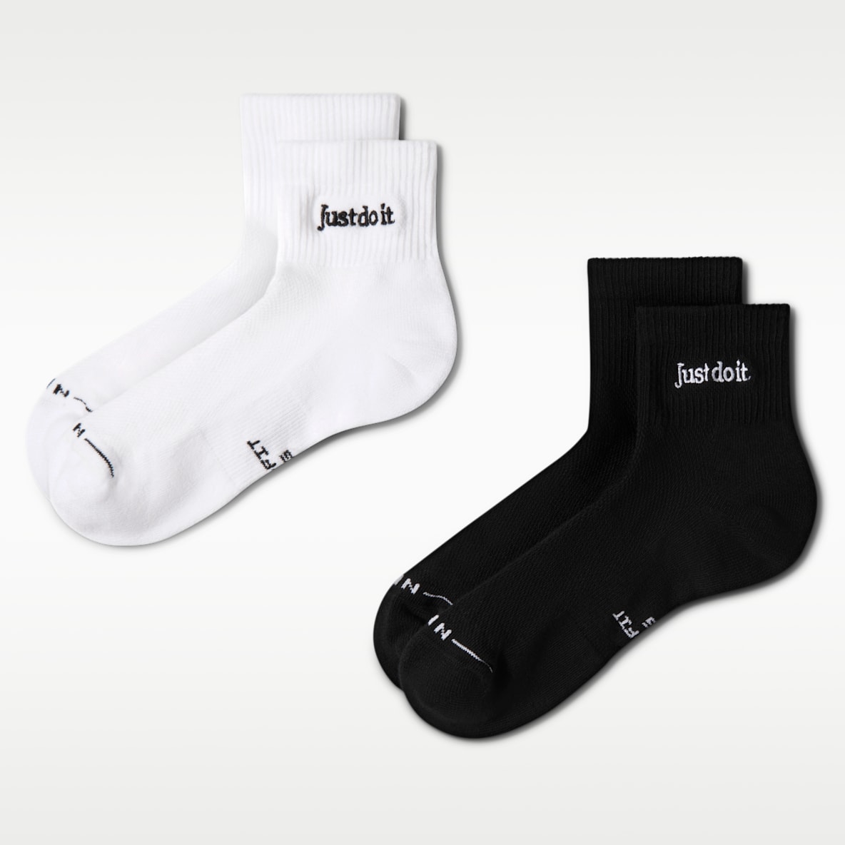 Nike Everyday Elevated Ankle Socks (2 Pairs)