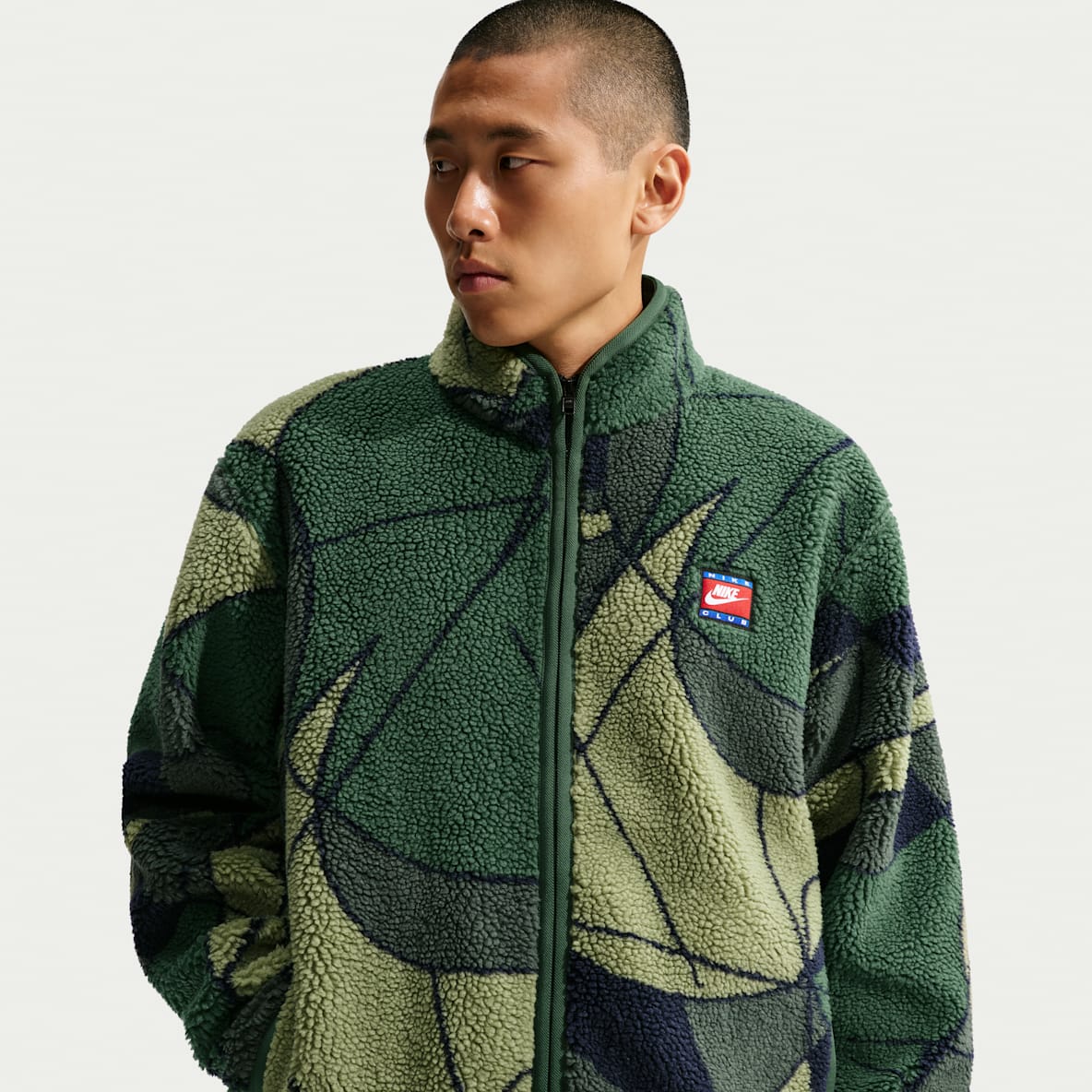 Nike Club Winterized-fleecejakke med fuld lynlås til mænd