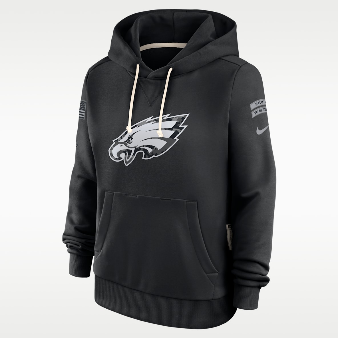 Philadelphia Eagles Salute to Service Sideline Women's Nike Dri-FIT NFL Pullover Hoodie
