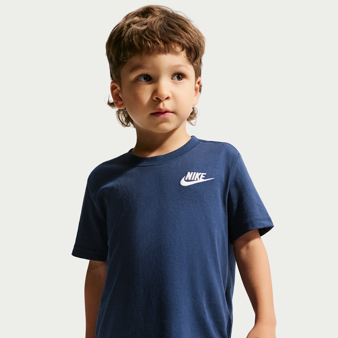 Nike Sportswear Younger Kids' Embroidered Futura T-Shirt
