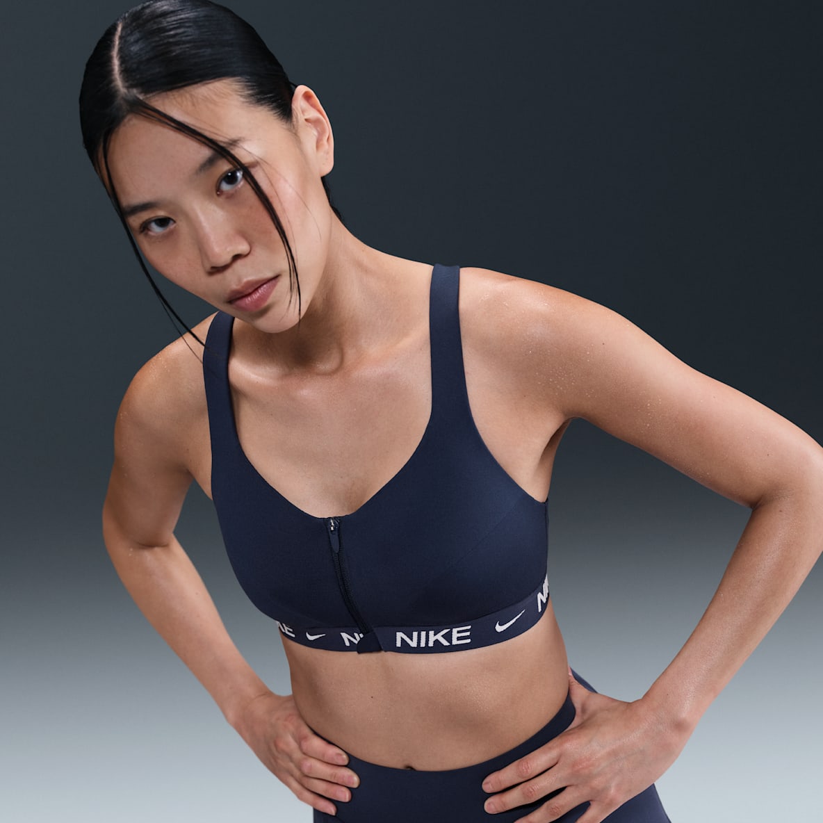Nike Indy High Support Women's Padded Front-Zip Sports Bra