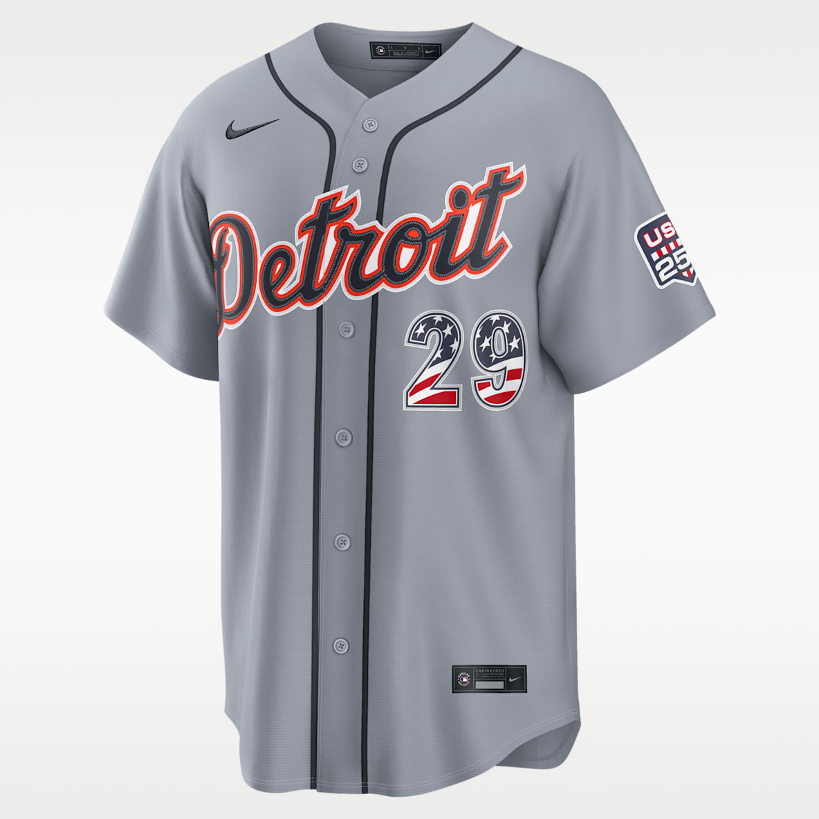 Tarik Skubal Detroit Tigers USA 250 Men's Nike MLB Stadium Jersey