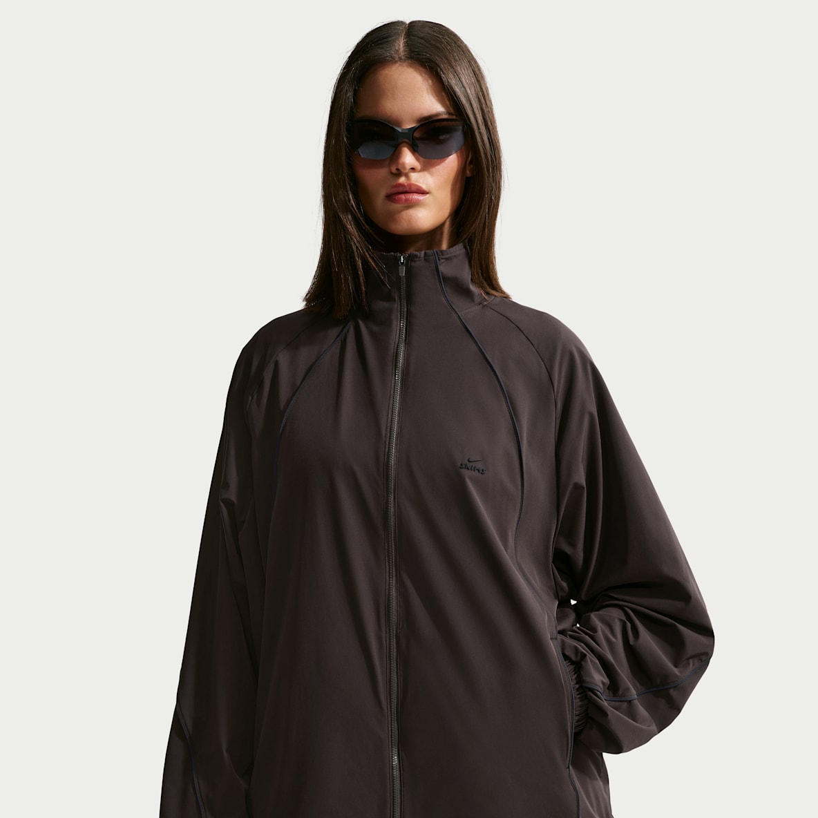 NikeSKIMS Stretch Nylon Women's Oversized Jacket