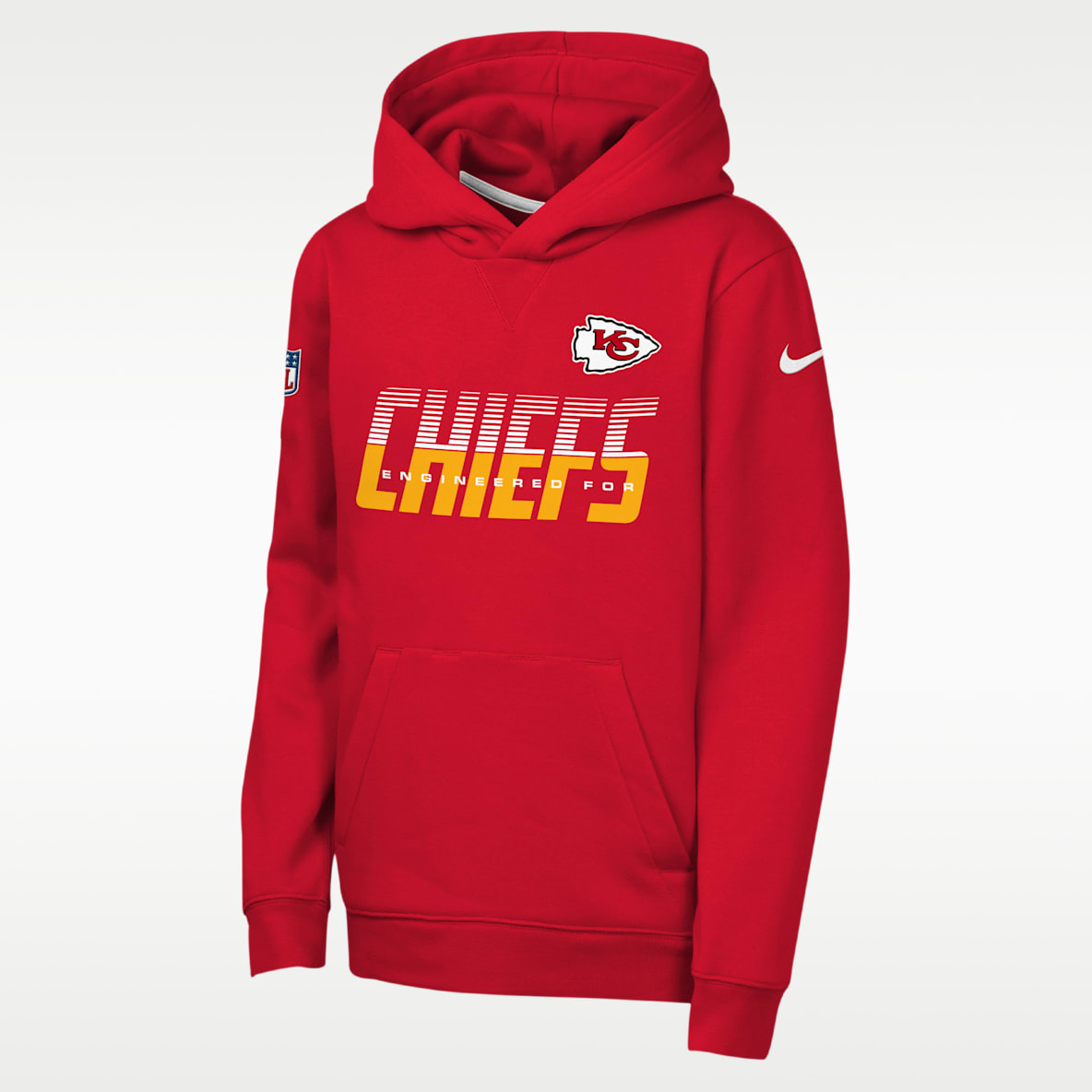 Kansas City Chiefs Sideline Big Kids' Nike NFL Pullover Hoodie