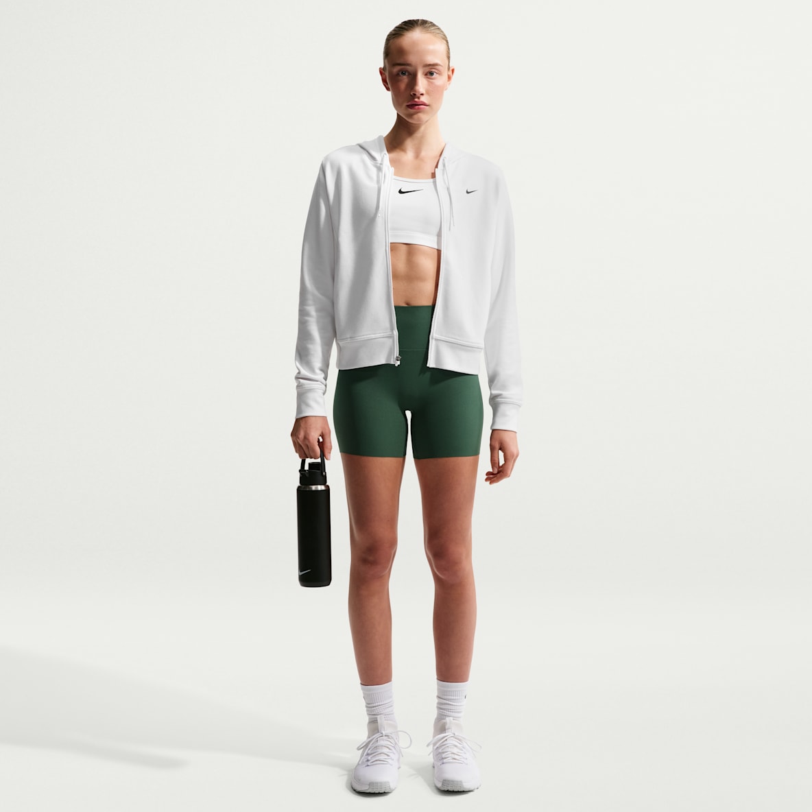 Nike Zenvy Cykelshorts med hög midja 12,5 cm för kvinnor