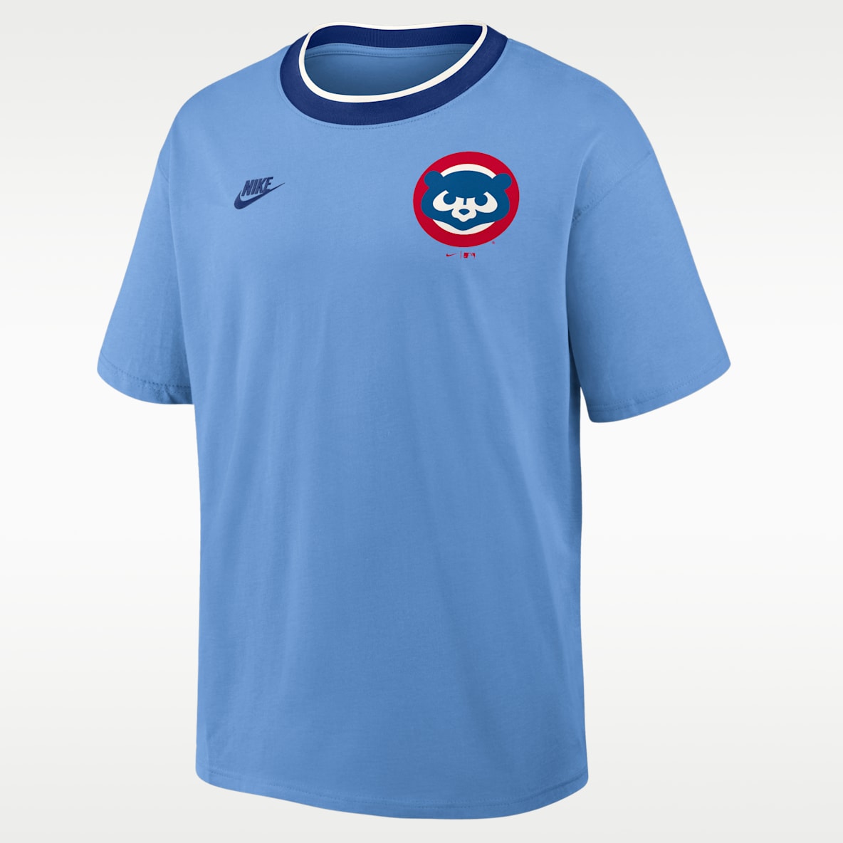 Chicago Cubs Cooperstown Ringer Playera Nike de la MLB para hombre