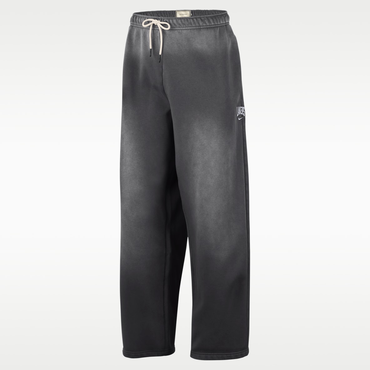 Los Angeles Lakers Standard Issue Nike Men's Fleece Open-Hem Basketball Pants