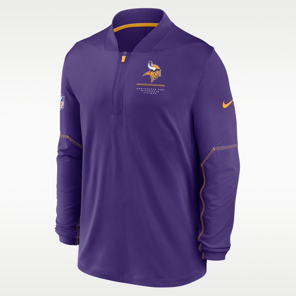 Minnesota Vikings Sideline Men's Nike Dri-FIT NFL 1/2-Zip Top