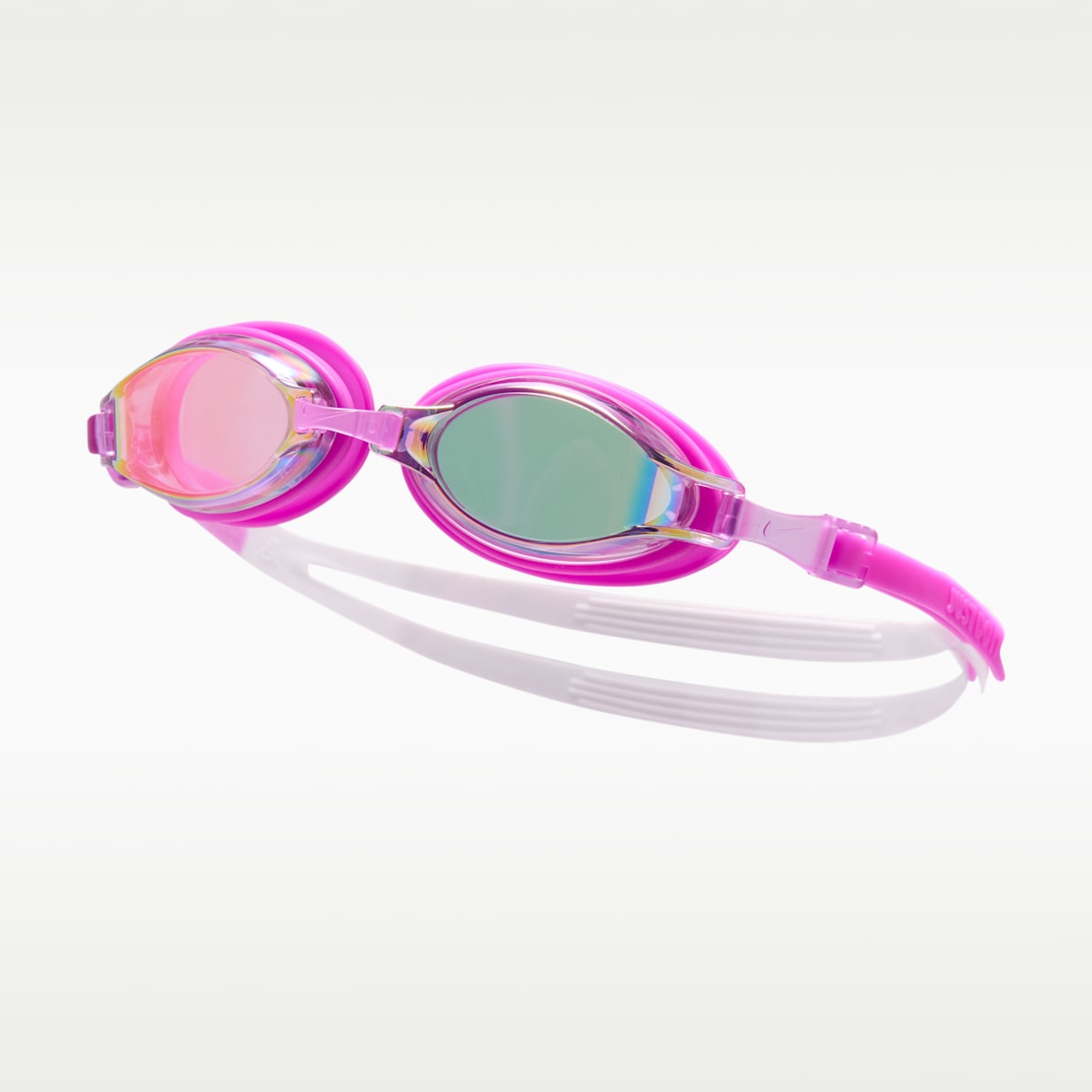 Nike Swim Goggles espejados cromados