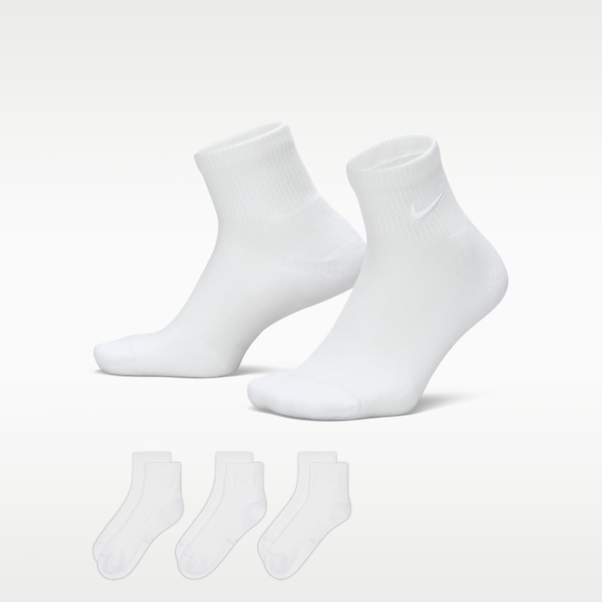 Nike Everyday Elevated Ankle Socks (3 Pairs)