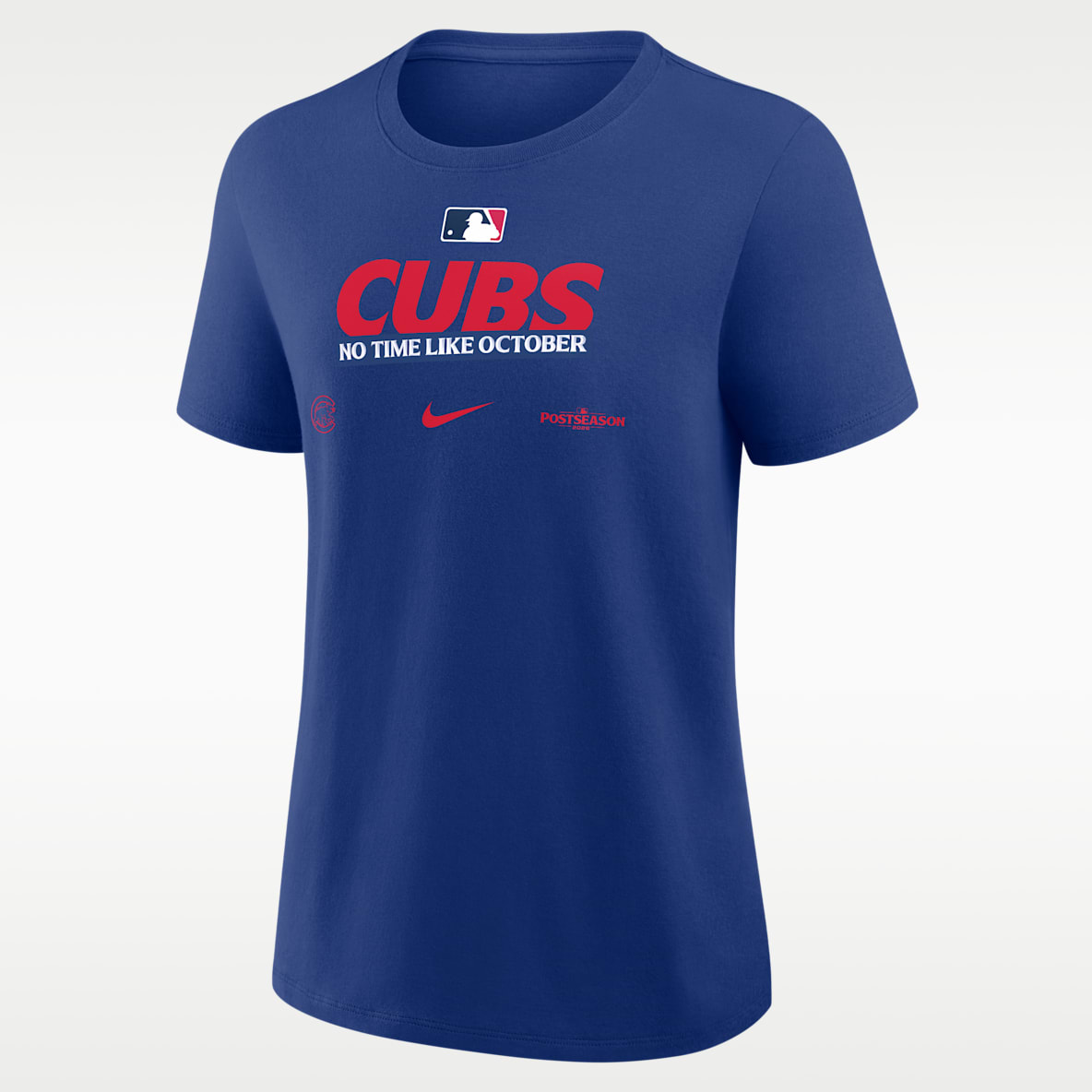 Chicago Cubs 2026 Postseason Authentic Collection Playera Nike de la MLB para mujer