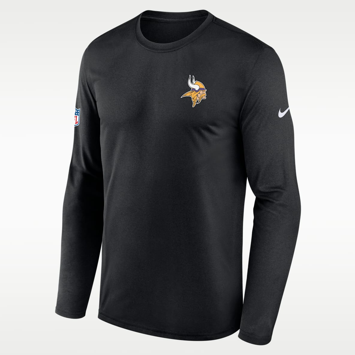 Minnesota Vikings Legend Small Logo Men's Nike Dri-FIT NFL Long-Sleeve T-Shirt