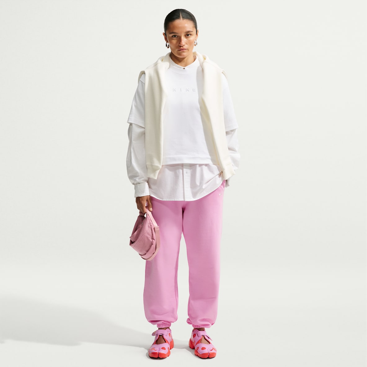 Nike Studio Fleece Lightweight Women's Oversized High-Rise Cuffed Pants
