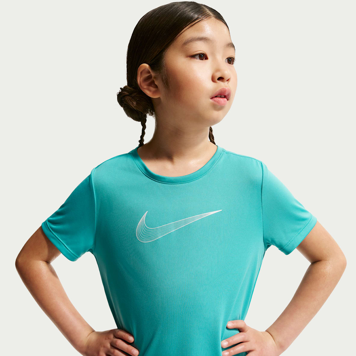 ナイキ ワン ジュニア (ガールズ) Dri-FIT ショートスリーブ トレーニングトップ