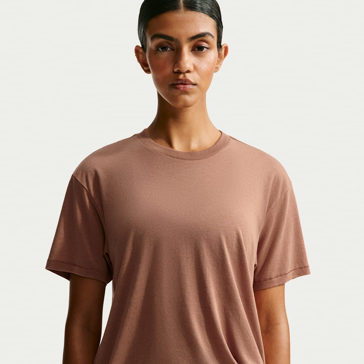 NikeSKIMS Performance Cotton Blend Camiseta de manga corta oversize - Mujer
