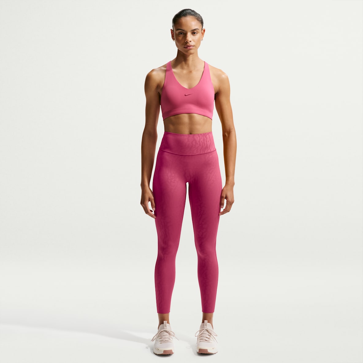 Nike Universa 7/8 legging met hoge taille en print zonder naad aan de voorkant voor dames