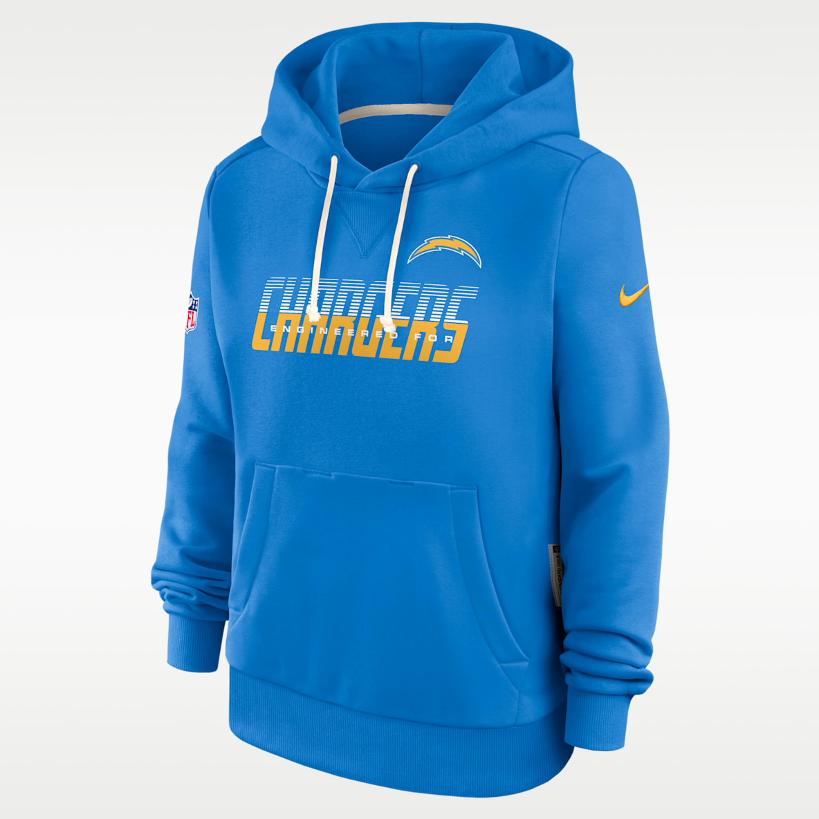 Los Angeles Chargers Sideline Standard Issue Women's Nike Dri-FIT NFL Pullover Hoodie