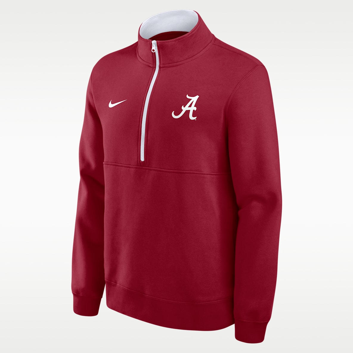 Alabama Primetime Primary Logo Men's Nike College 1/2-Zip Crew