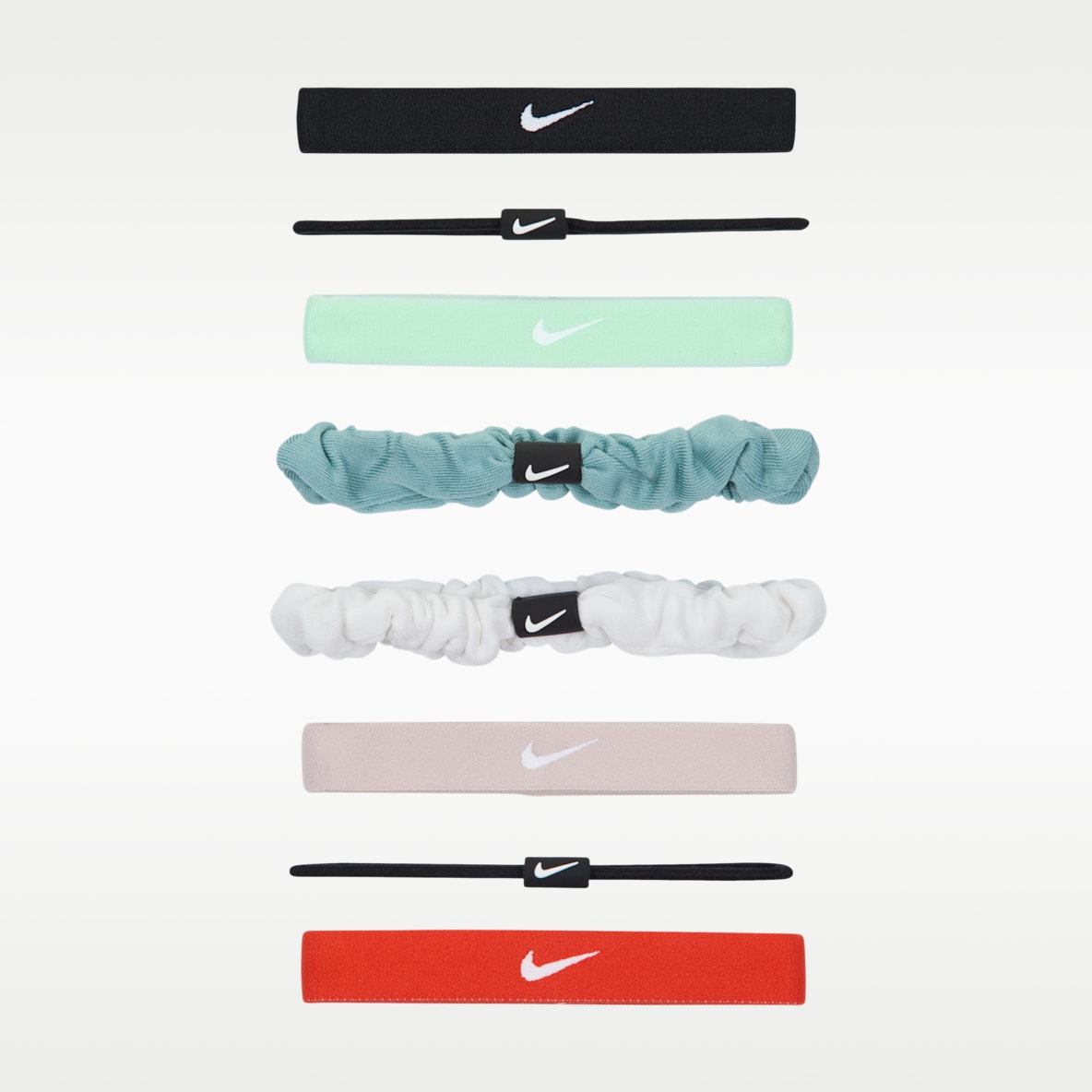 Nike Flex Classic Élastiques à cheveux assortis (lot de 8)