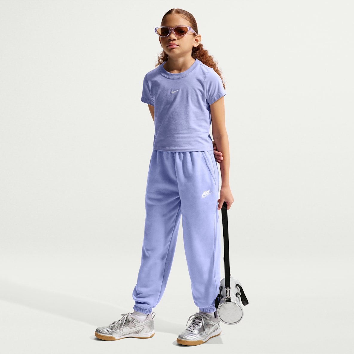 Nike Sportswear Club Fleece Løstsiddende bukser til større børn