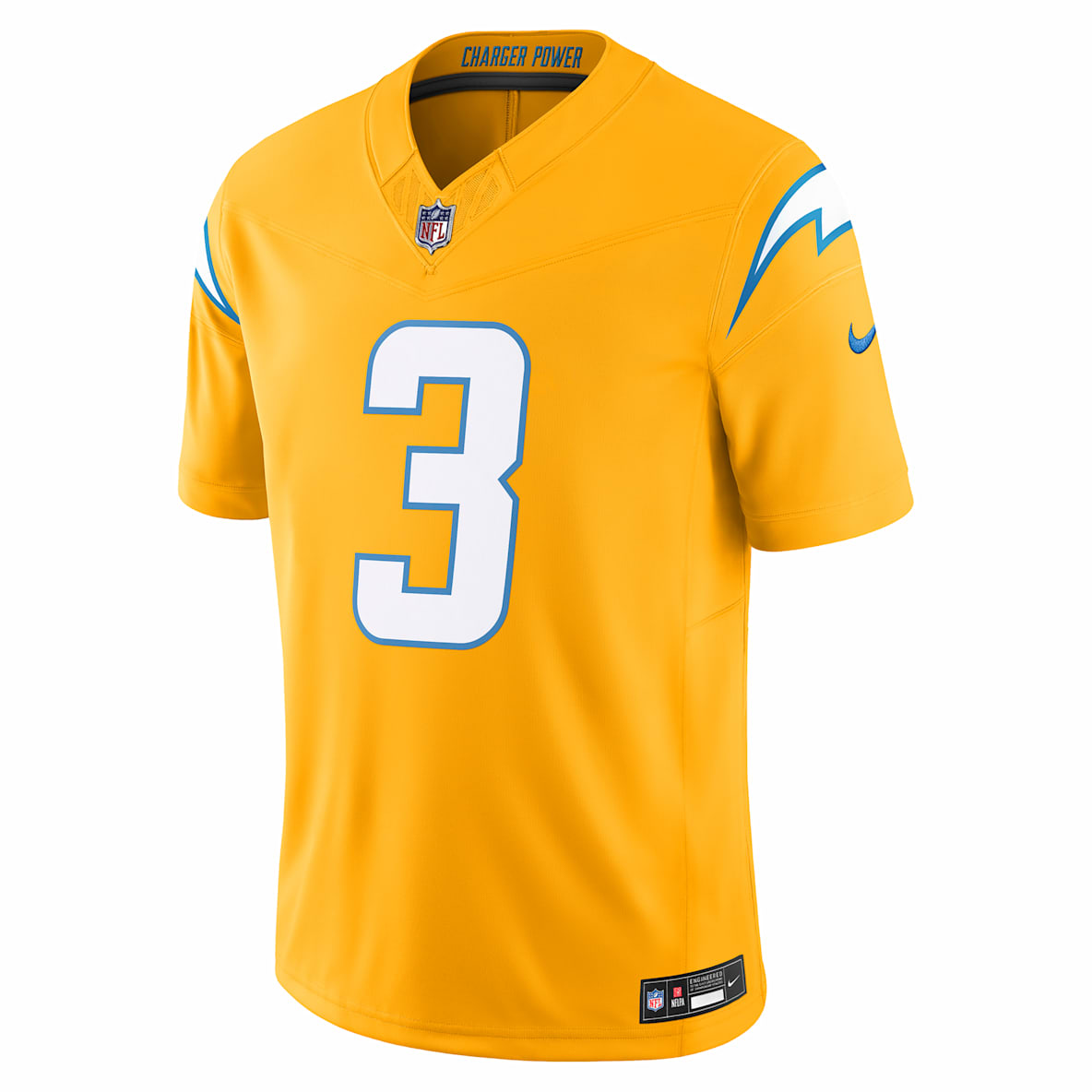 Derwin James Jr. Los Angeles Chargers Men's Nike Dri-FIT NFL Limited Jersey