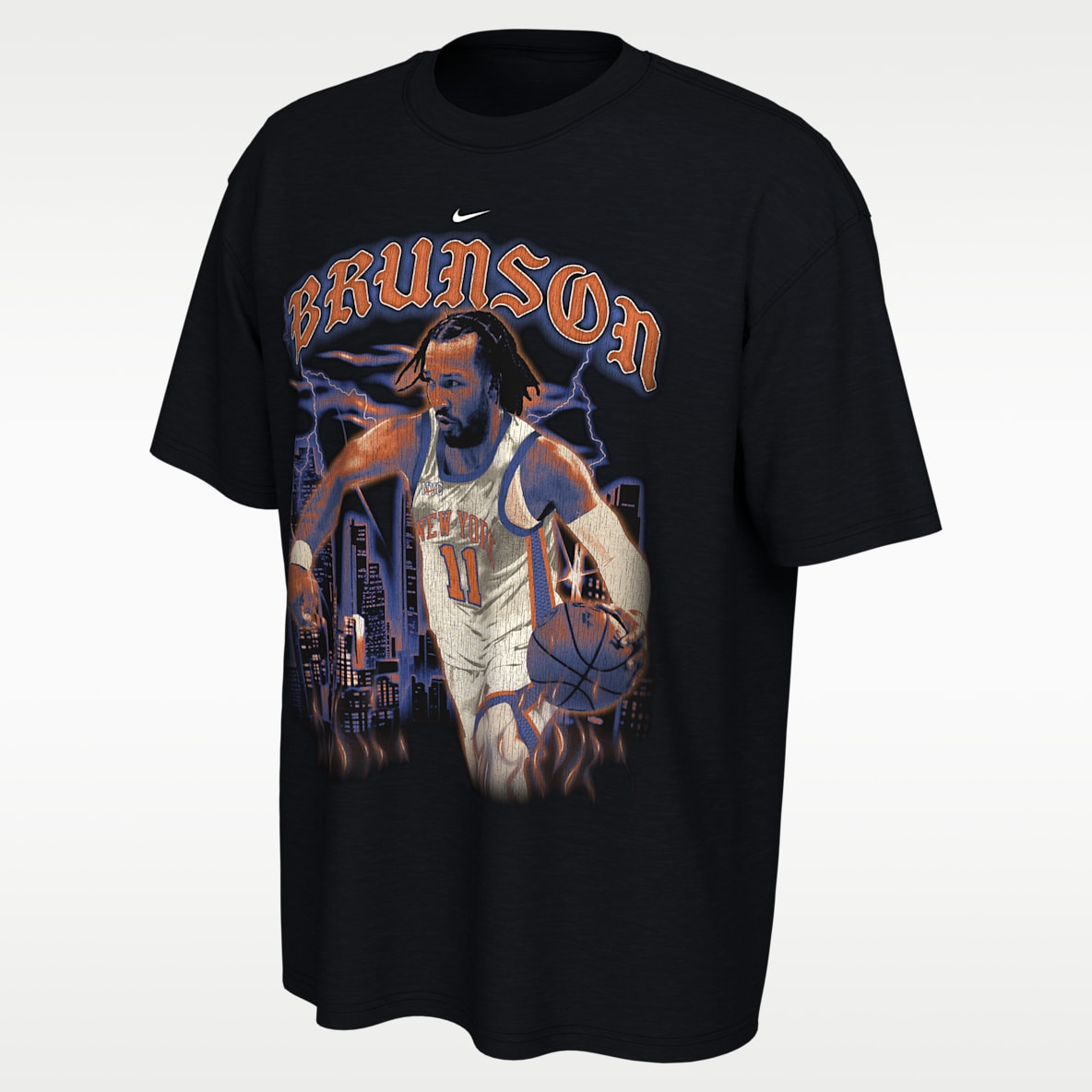 Jalen Brunson New York Knicks City Edition Nike NBA T-Shirt
