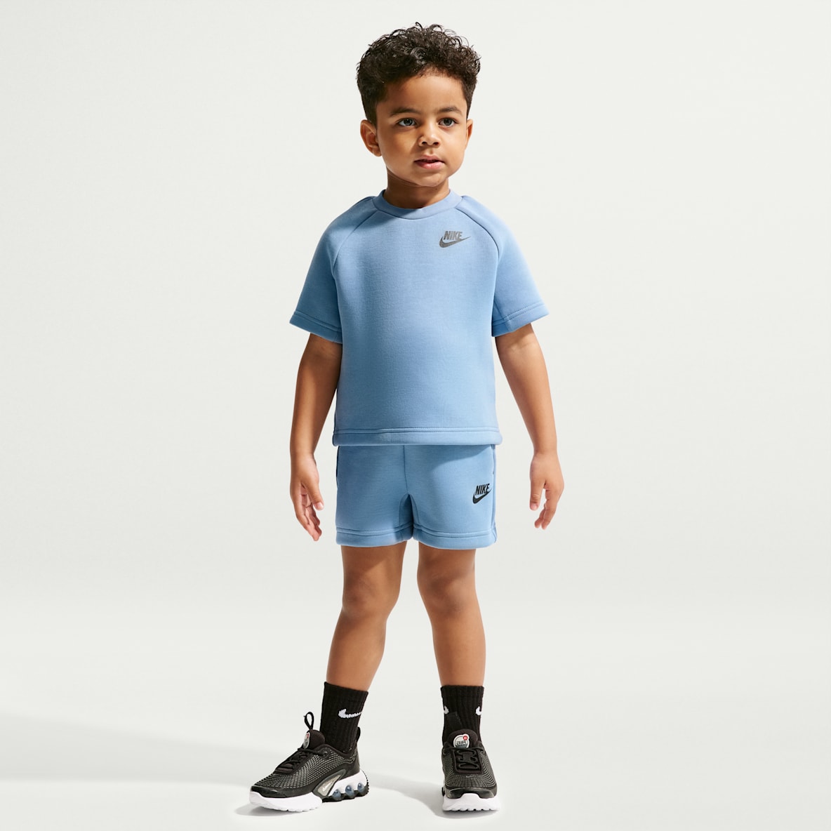 Nike Toddler Tech Fleece T-Shirt and Shorts Set