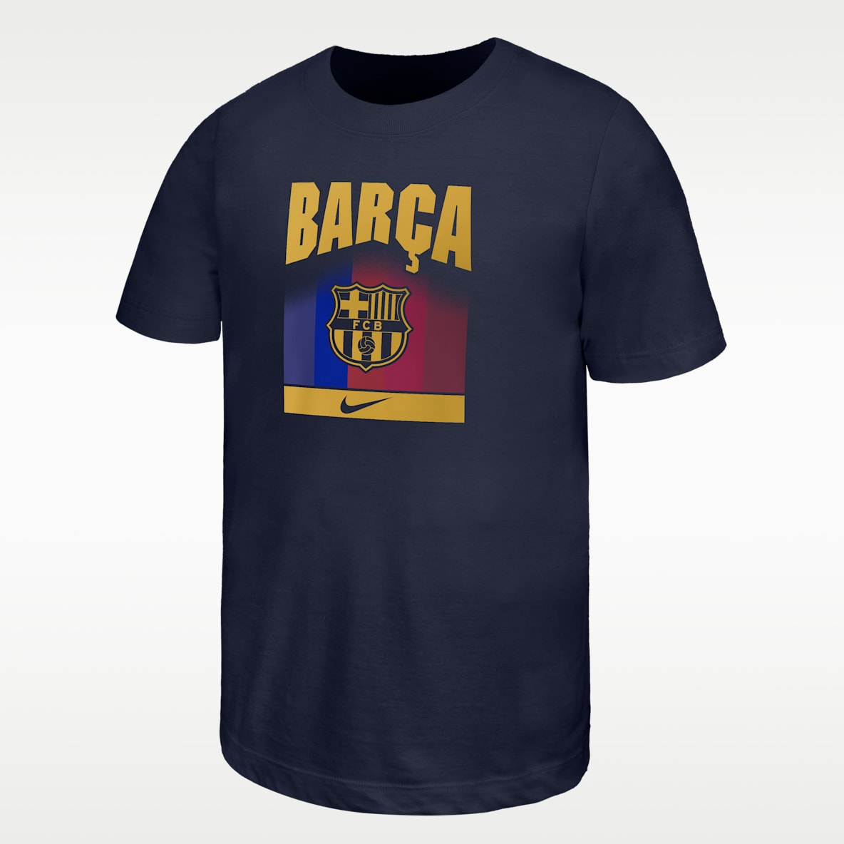Barcelona Club Big Kids' Nike Short-Sleeve T-Shirt