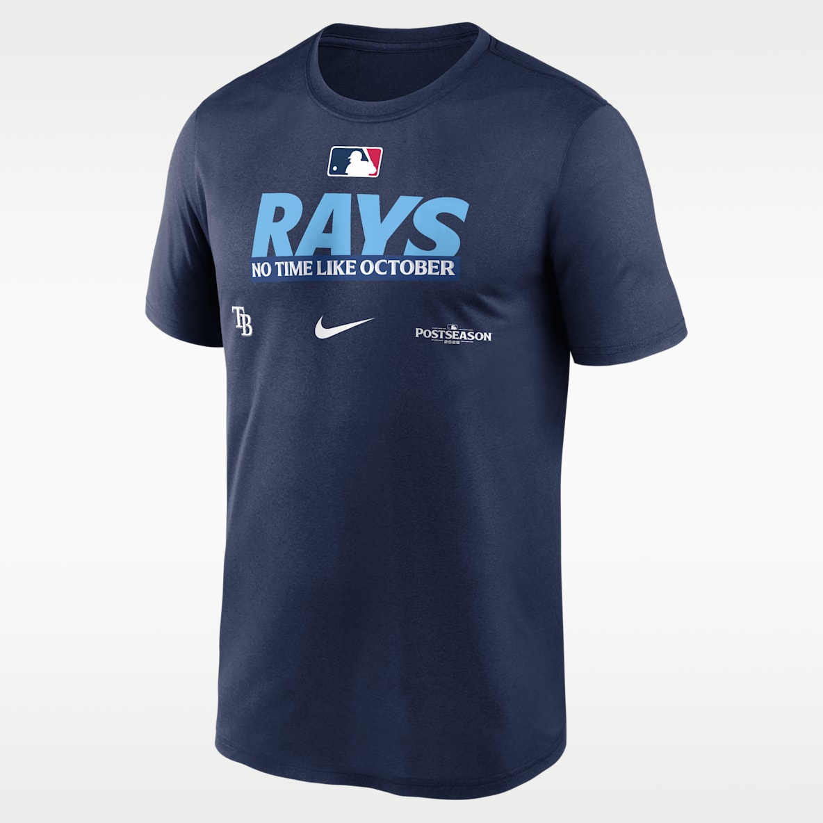 Tampa Bay Rays 2026 Postseason Authentic Collection Legend Playera Nike Dri-FIT de la MLB para hombre