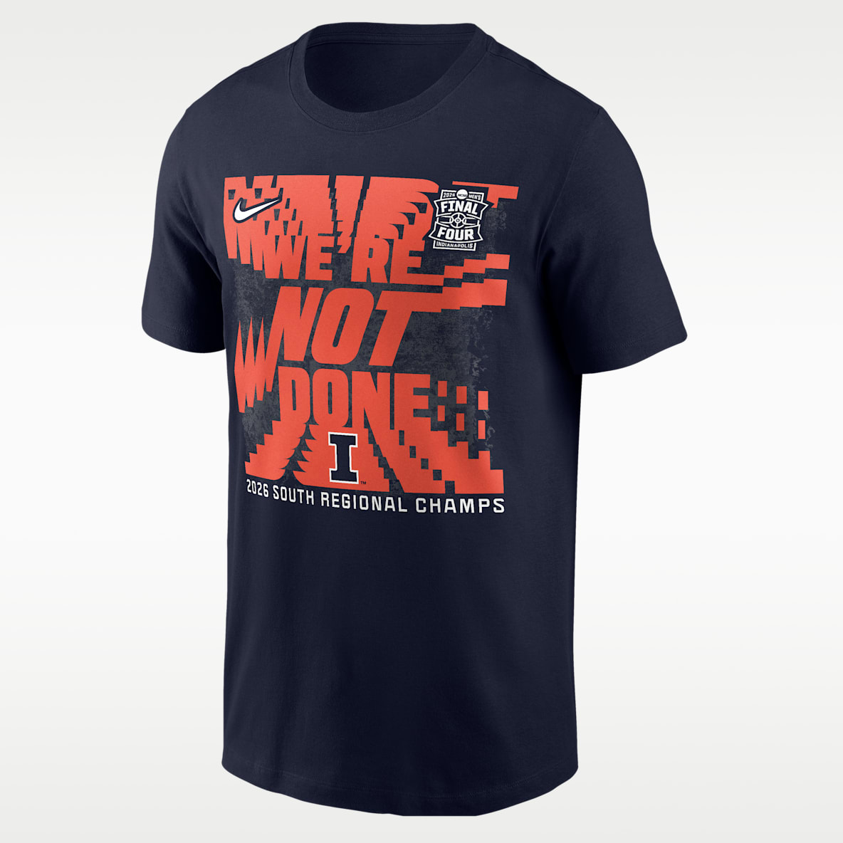 Men's Illinois Fighting Illini 2026 "We're Not Done" Nike Men's College Basketball T-Shirt