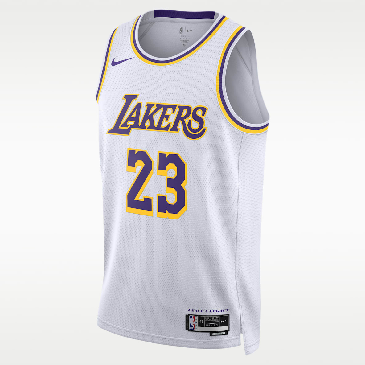LeBron James Λος Άντζελες Λέικερς 2022/23 Icon Edition Ανδρική φανέλα Nike Dri-FIT NBA Swingman