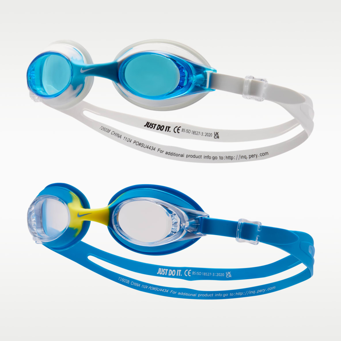 Natación Nik Lil 'Swoosh Goggles para niños (paquete de 2)