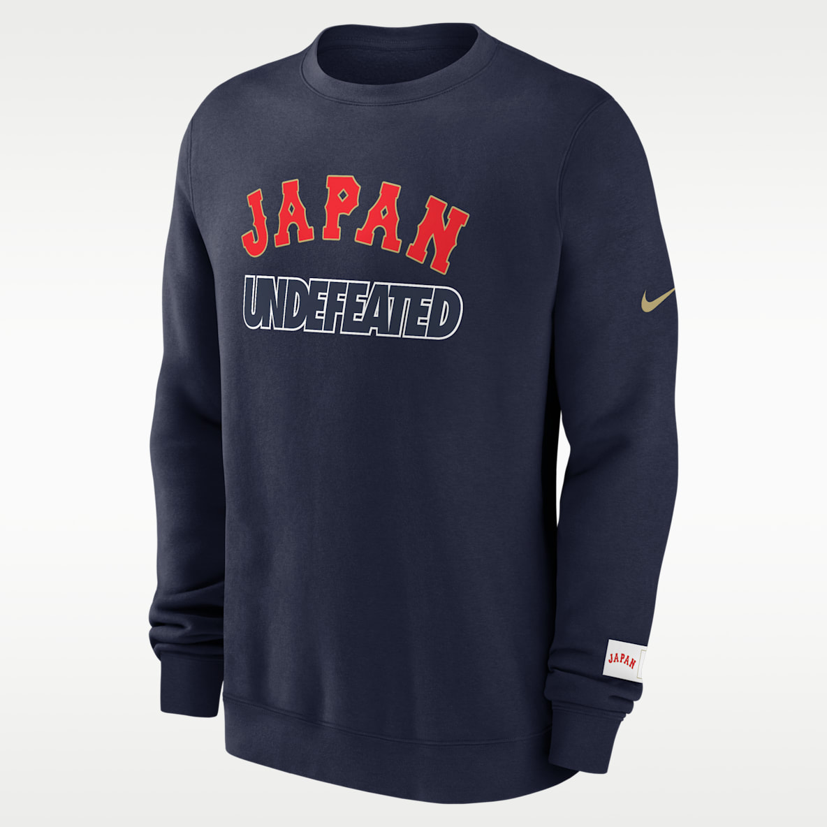 Japan National Baseball Team 2026 World Baseball Classic Complex Undefeated Men's Nike Pullover Crew