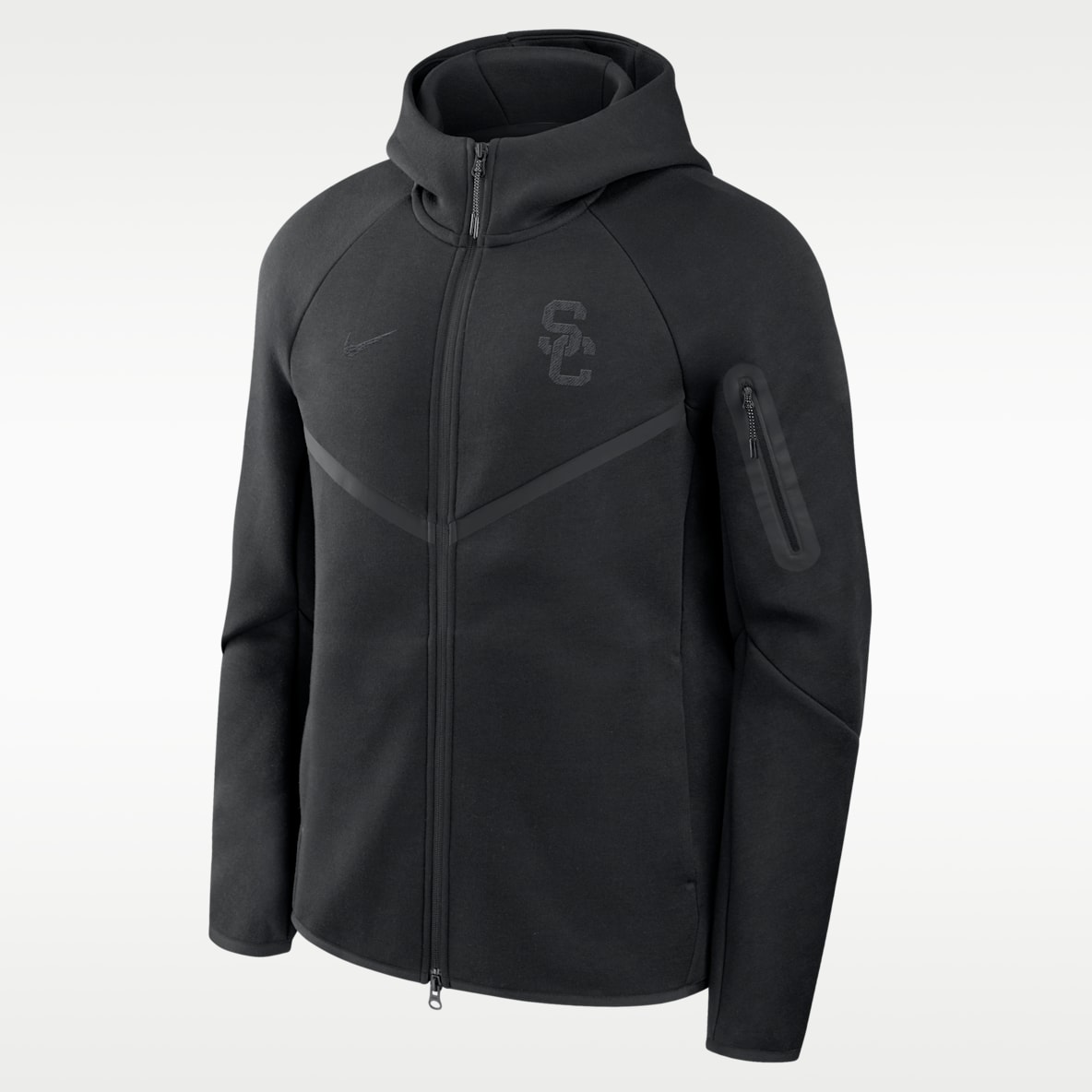 USC Tech Fleece Chamarra universitaria Nike con gorro de cierre completo para hombre
