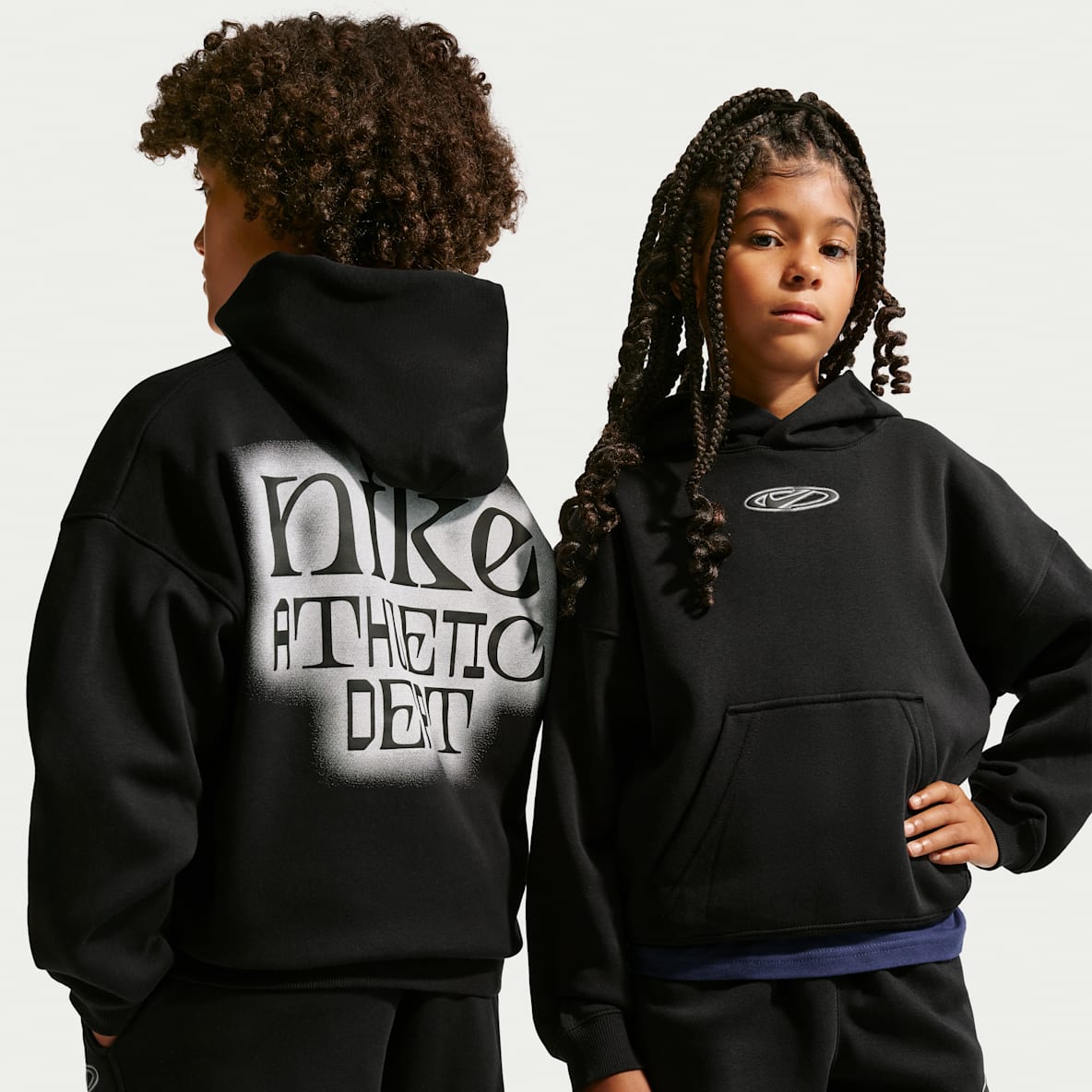 Nike Sportswear Club Fleece Sudadera con gorro oversized para niños talla grande