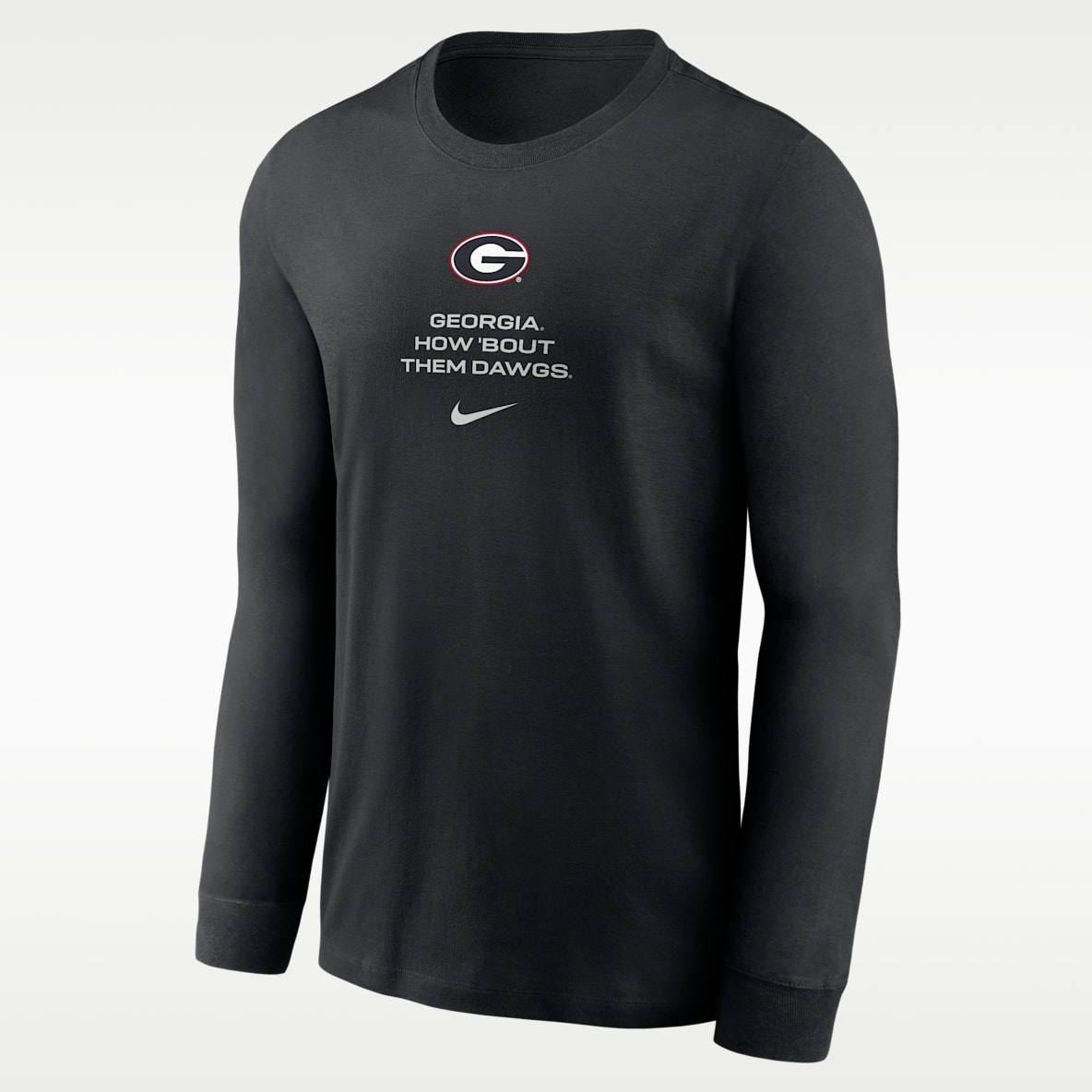 Georgia Sideline Men's Nike Dri-FIT College Long-Sleeve T-Shirt