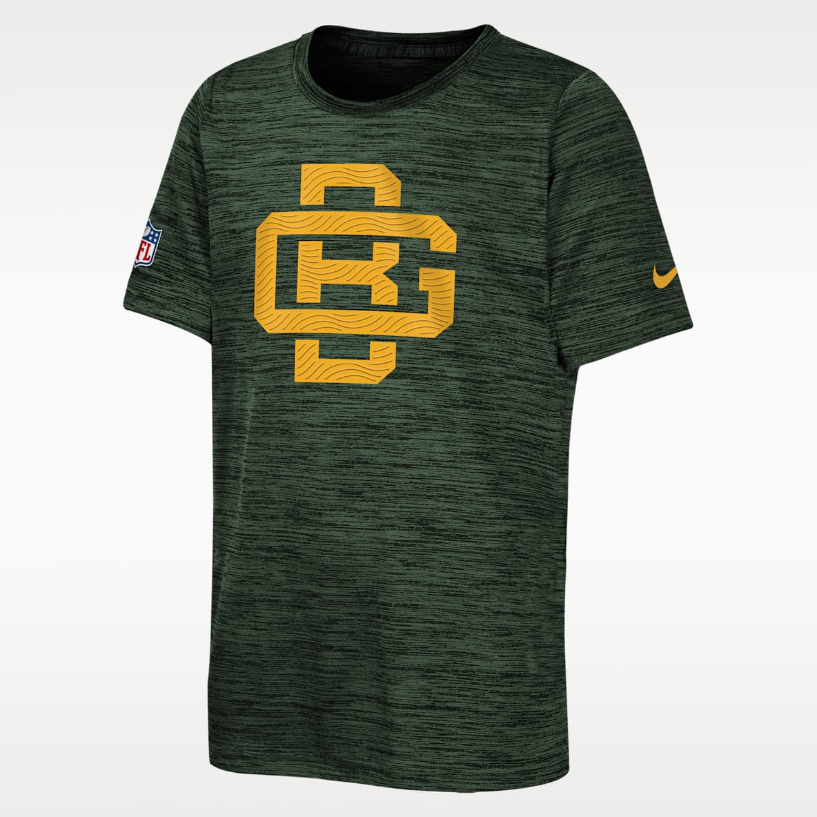 Green Bay Packers Rivalries Collection Sideline Velocity Big Kids' Nike Dri-FIT NFL T-Shirt