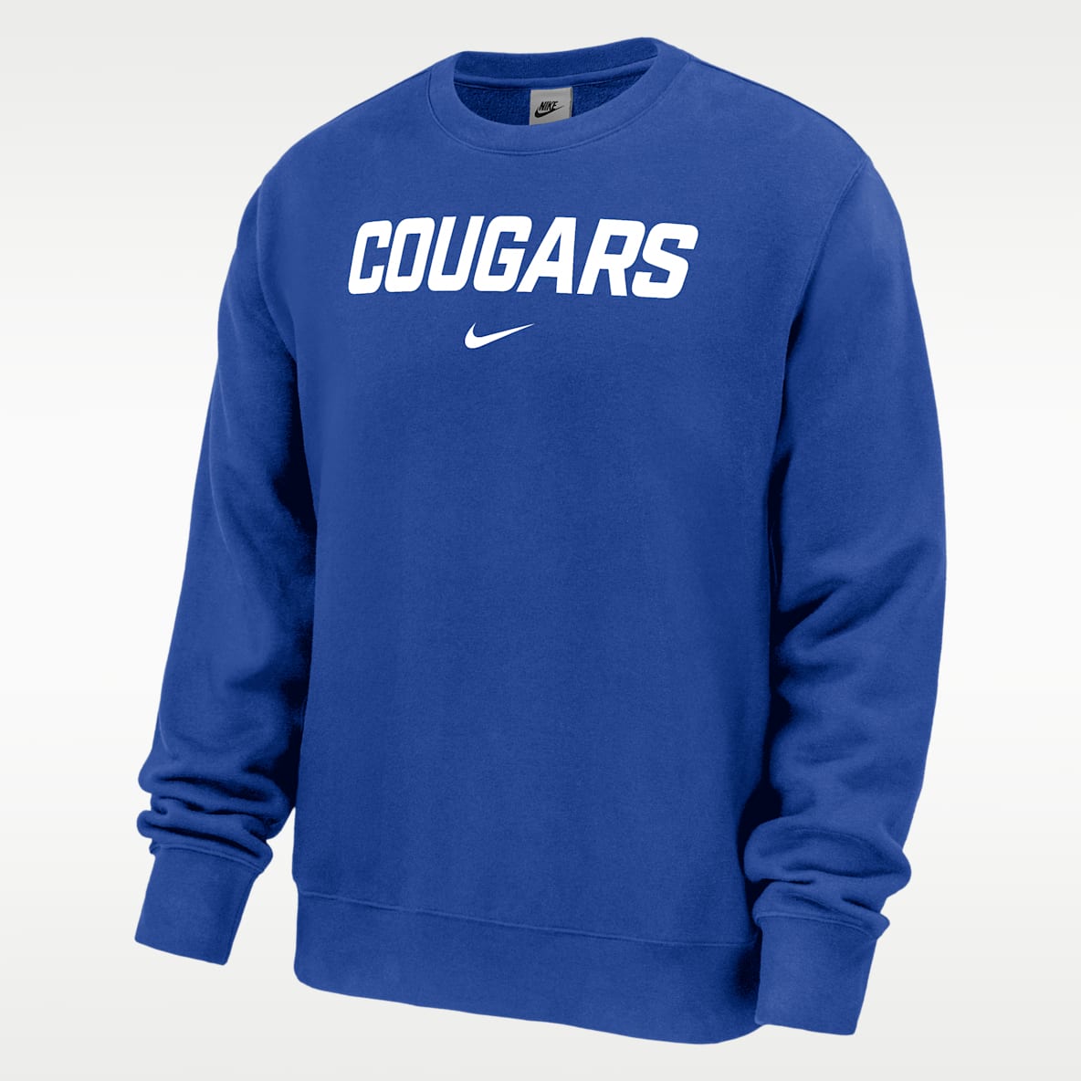 BYU Cougars Club Fleece Men's Nike NCAA Pullover Crew-Neck Sweatshirt