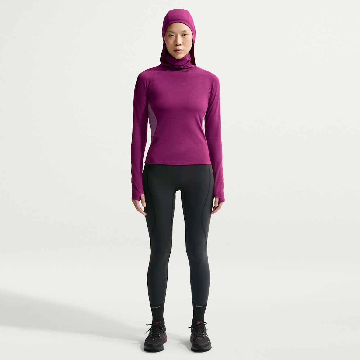 NikeLab | Running Flash Leggings de talle alto sin costuras en la parte delantera - Mujer