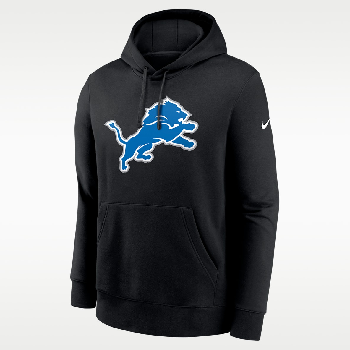 Detroit Lions Club Logo Men's Nike NFL Pullover Hoodie