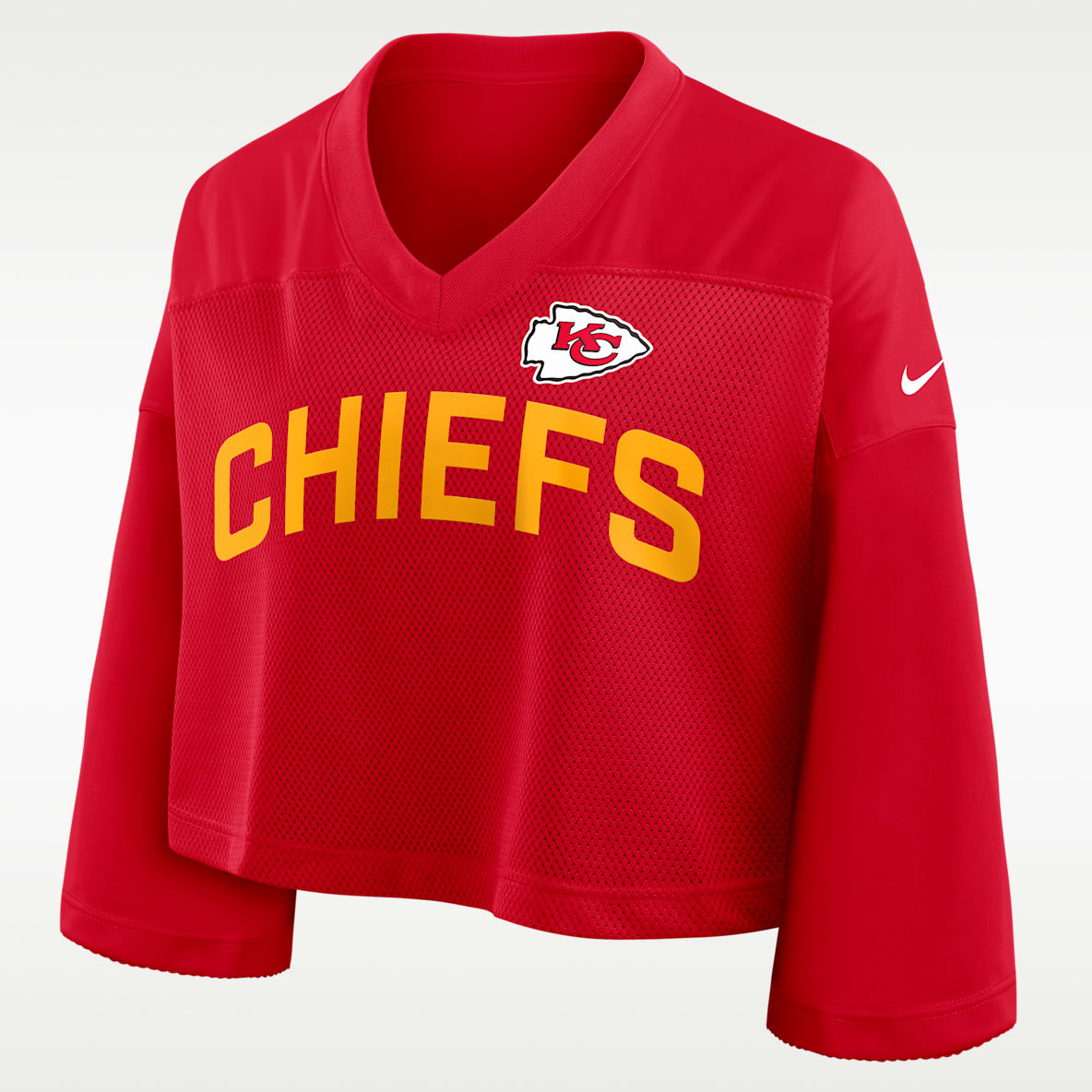 Kansas City Chiefs Wide Receiver Jersey Fashion Women's Nike Dri-FIT NFL Cropped Top