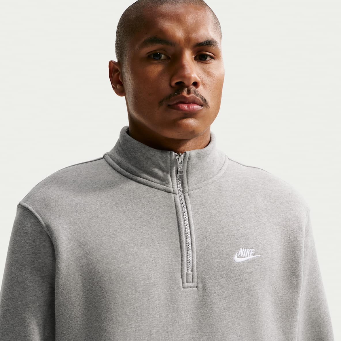 Nike Sportswear Club Sudadera de tejido Fleece de medio cierre para hombre