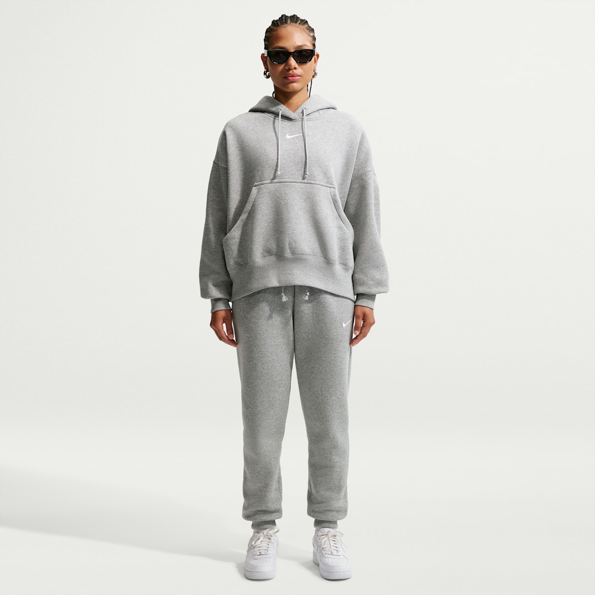 Nike Sportswear Phoenix Fleece Γυναικείο παντελόνι φόρμας μεσαίου καβάλου