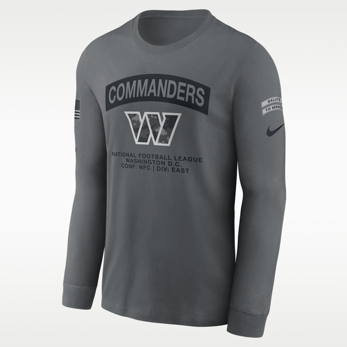 Washington Commanders Salute to Service Men's Nike NFL Long-Sleeve T-Shirt