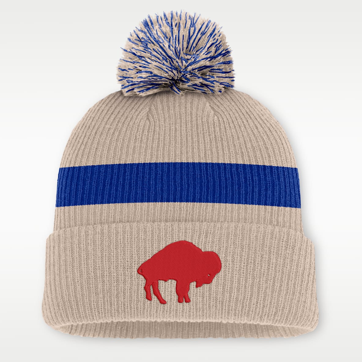 Buffalo Bills Rewind Peak Men's Nike NFL Cuffed Pom Beanie