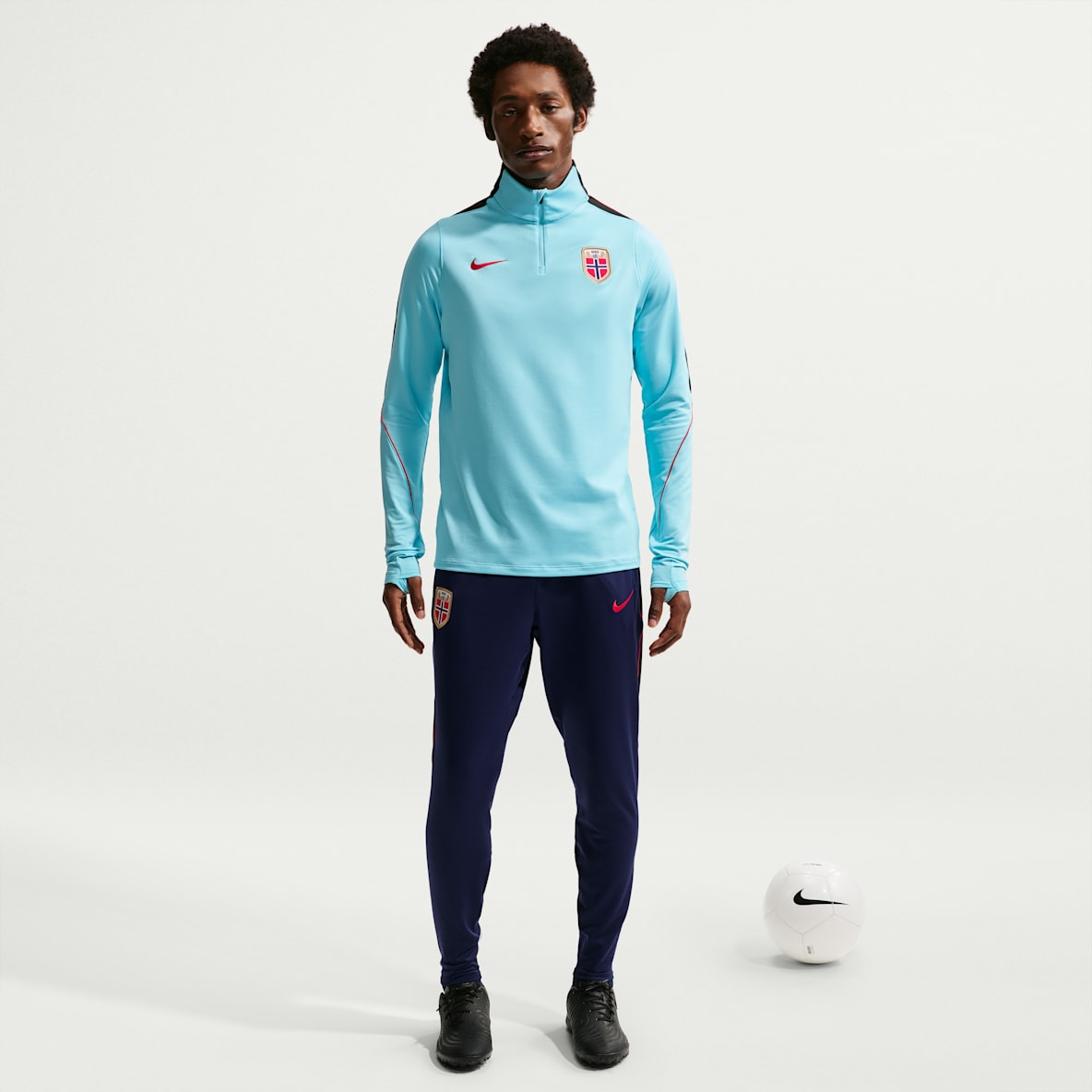 Norge Strike Nike Dri-FIT strikket fotballbukse til herre