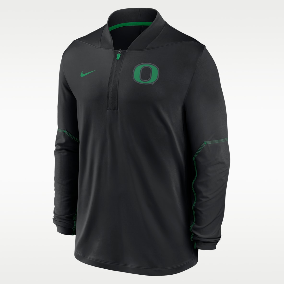 Oregon Sideline Playera universitaria Nike Dri-FIT de medio cierre para hombre