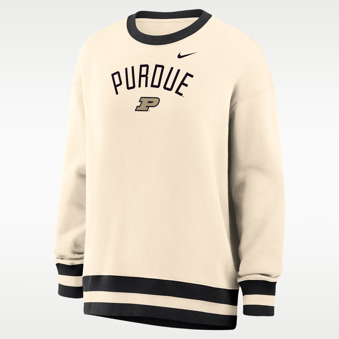 Nike Phoenix (Purdue) Women's Oversized Crew-Neck Sweatshirt