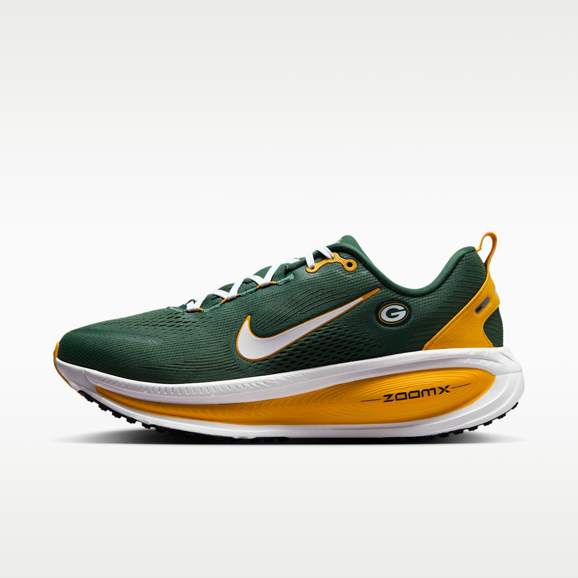 Nike Vomero 18 (Green Bay Packers) Tenis de correr en pavimento de la NFL para hombre